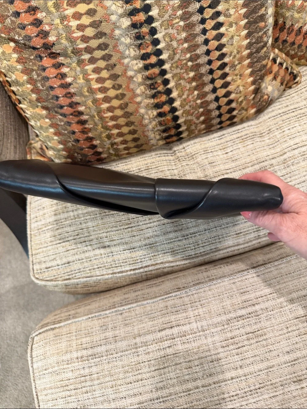 Alexander Wang Black Folded Leather Clutch Super Chic!
